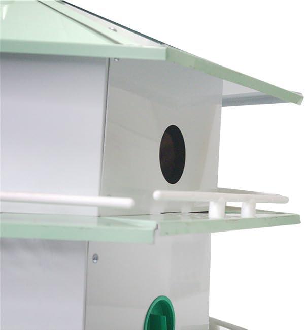Heath Outdoor Products AH-12D Deluxe Aluminum Purple Martin House - 12 Room
