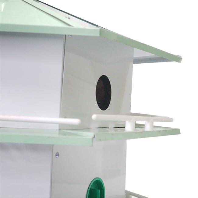 Heath Outdoor Products AH-12D Deluxe Aluminum Purple Martin House - 12 Room