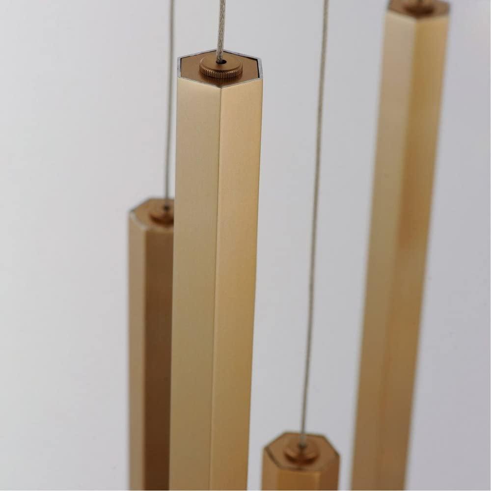 ET2 Lighting - Diaphane - 32.5 Inch 45W 9 LED Pendant-Gold Finish - ET2 Lighting
