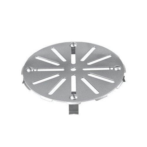 Chrome Round Stainless Steel Snap-In Floor Drain Cover