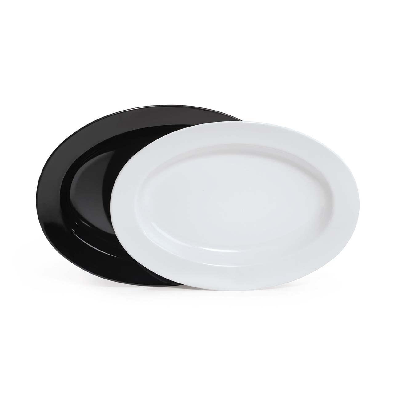 G.E.T. ML-15-W – 18" X 13" Oval Platter, 1.75" Deep