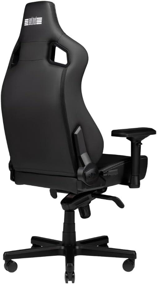 Open Box Next Level Racing Elite Gaming Chair Black Leather & Suede Edition -