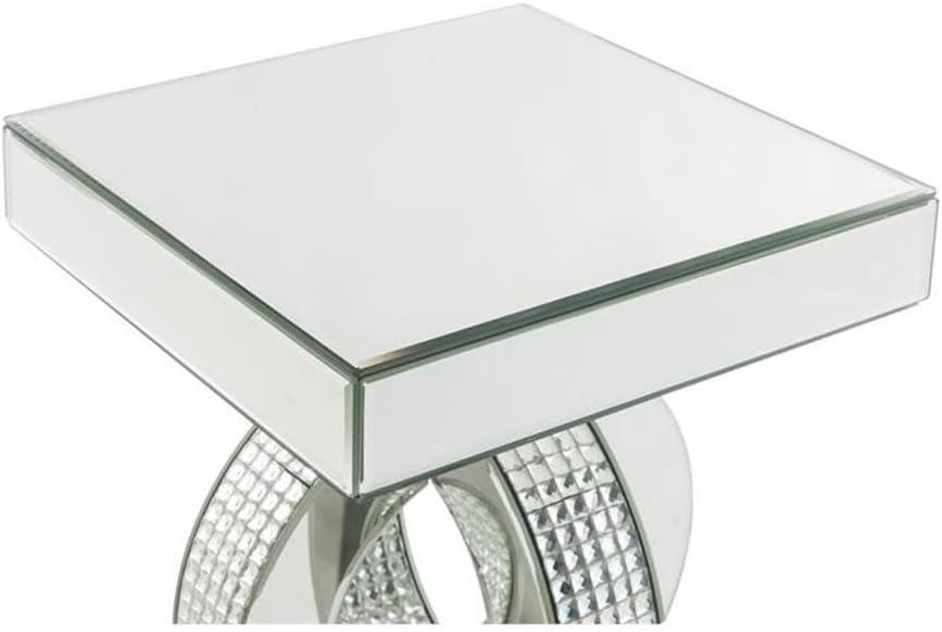 12" Ornat Accent Table Faux Square Diamonds - Acme Furniture