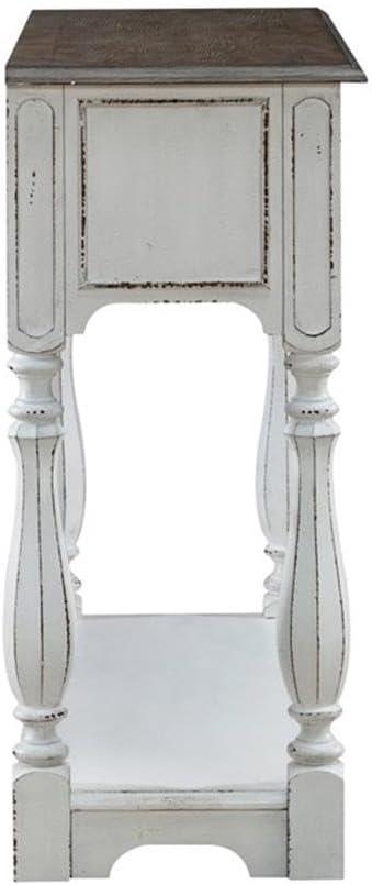 Magnolia Manor Hall Console in White