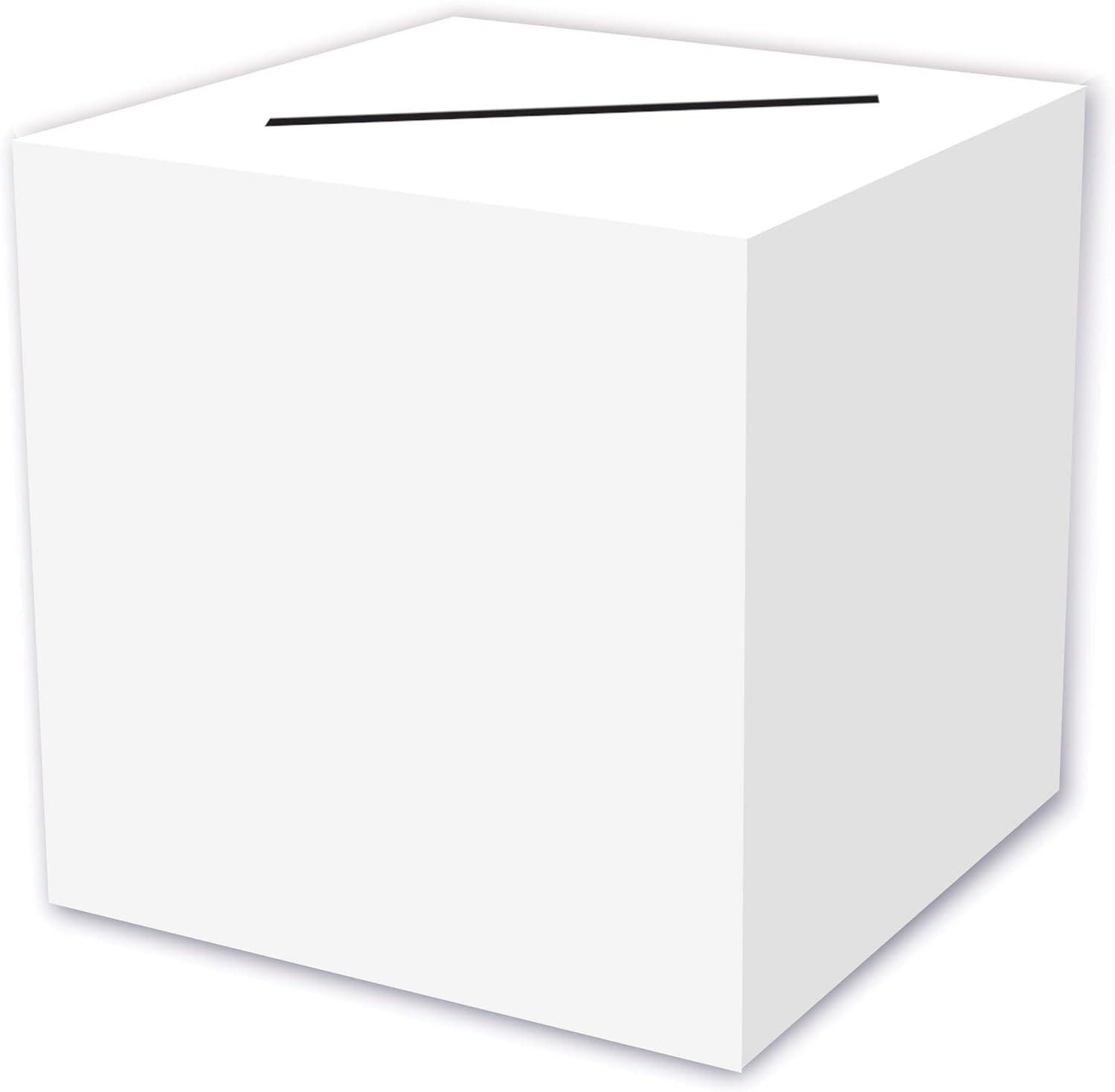 White Cardstock All-Purpose 9" x 9" Party Box