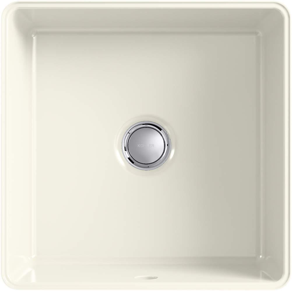 Verticyl Vitreous China Square Undermount Bathroom Sink with Overflow