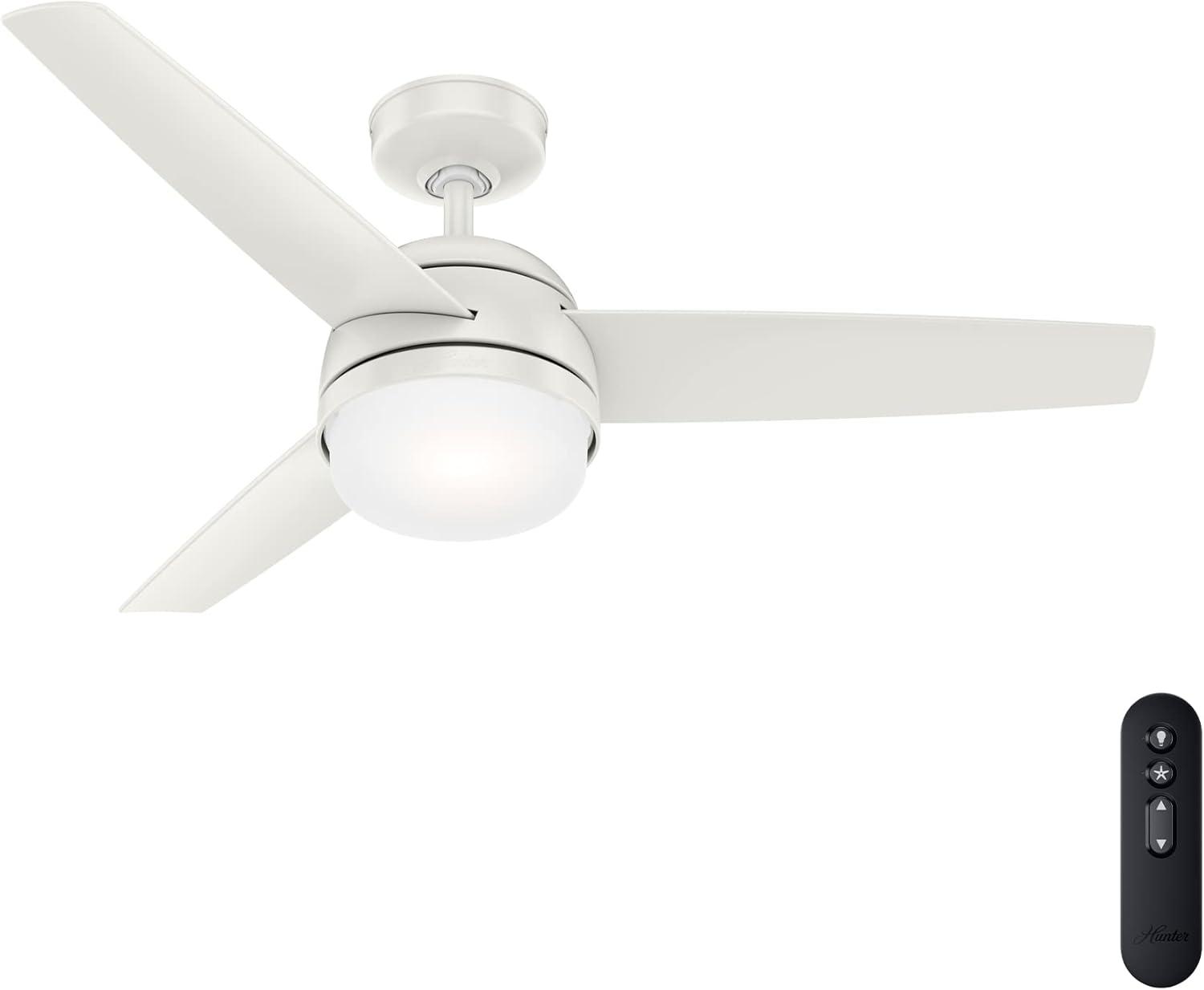 48" Midtown 3 - Blade Standard Ceiling Fan with Remote Control and Light Kit Included