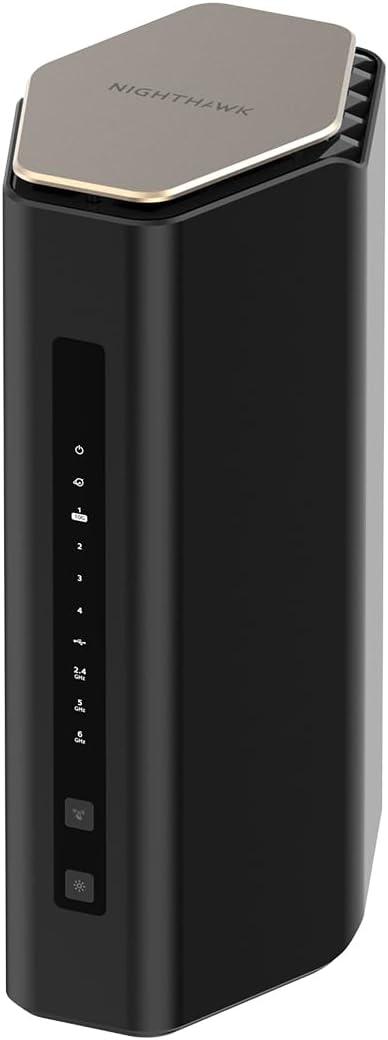 Nighthawk Black Tri-Band Wireless Router with Gigabit Ethernet