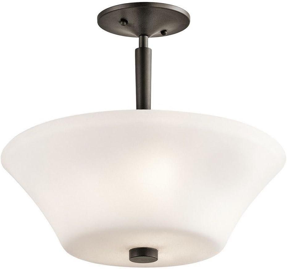 Kichler Lighting Aubrey 3 - Light Semi-Flush Mount in  Olde Bronze