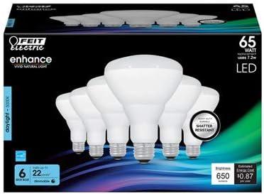 Feit Electric 65W Equivalent Daylight Dimmable LED Bulb 6-Pack