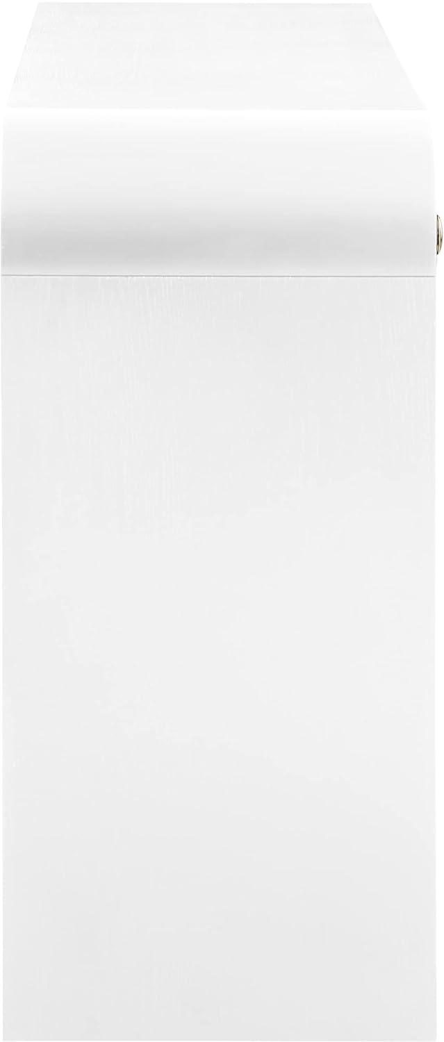 Meridian Furniture Artisto White Console Table