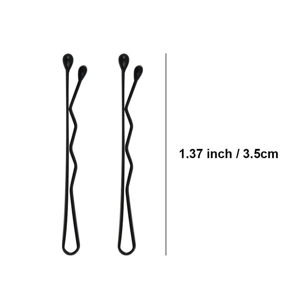 Mini Bobby Pins Black .. with Cute Case, 200 .. CT 1.38 Inch Small .. Hair Bobby Pins for .. Buns, Premium Hair Pins .. for Kids, Girls and .. Women, Great for All .. Hair Types