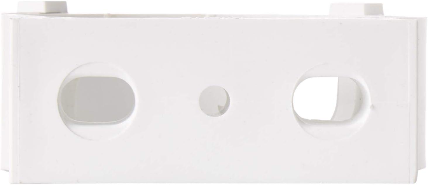 SnapnStrut 101-115HSPP White 10pack White Surface Mount Polypropylene Pipe Hanger, American Made for 4 inch Pipe, one-Piece Hanger for Pipes, Cable, or Conduit.