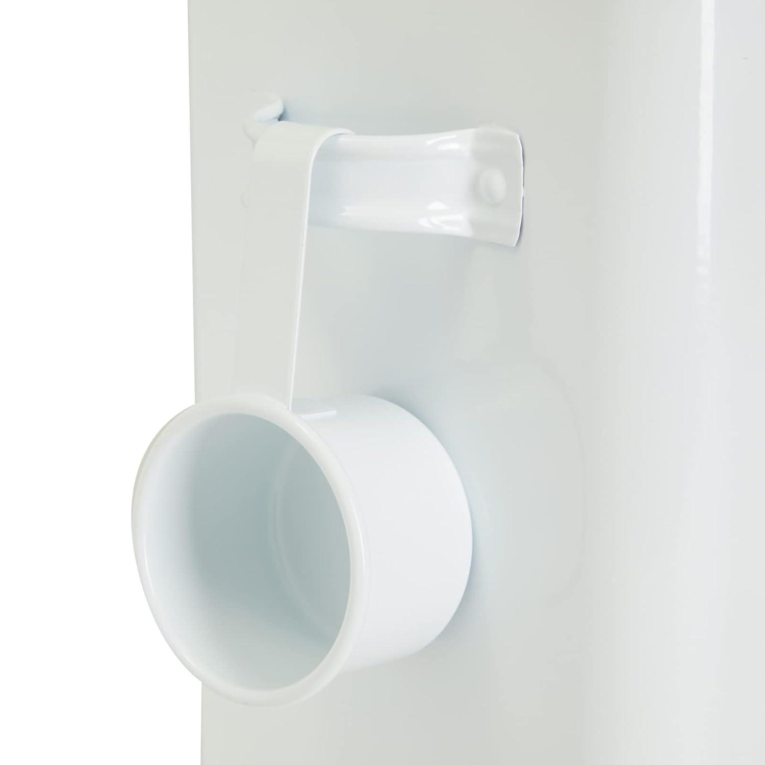 Juvale Laundry Detergent Container for Powder, Beads, Pods, Laundry Canister with Scoop for Bathroom, 100 Oz Capacity, 9x7x6 In