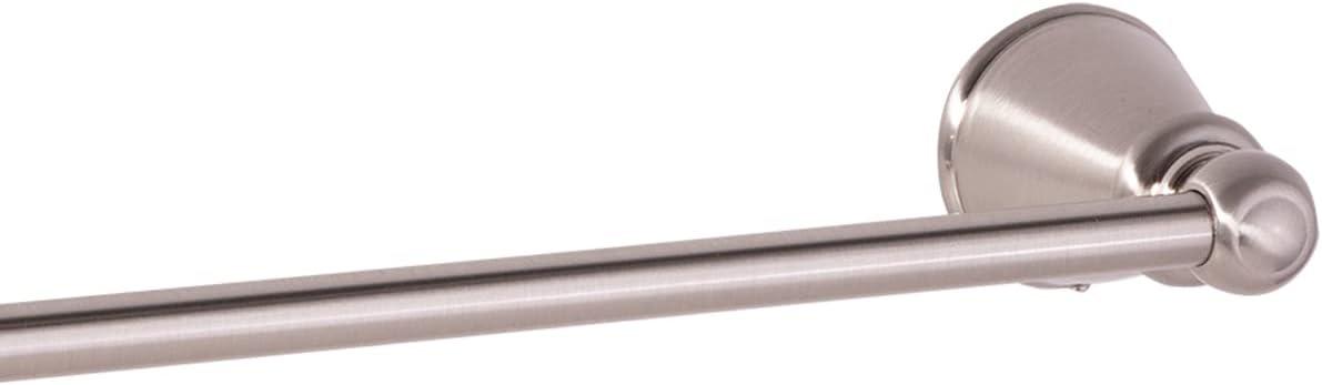 Satin Nickel 24-Inch Wall Mounted Towel Bar