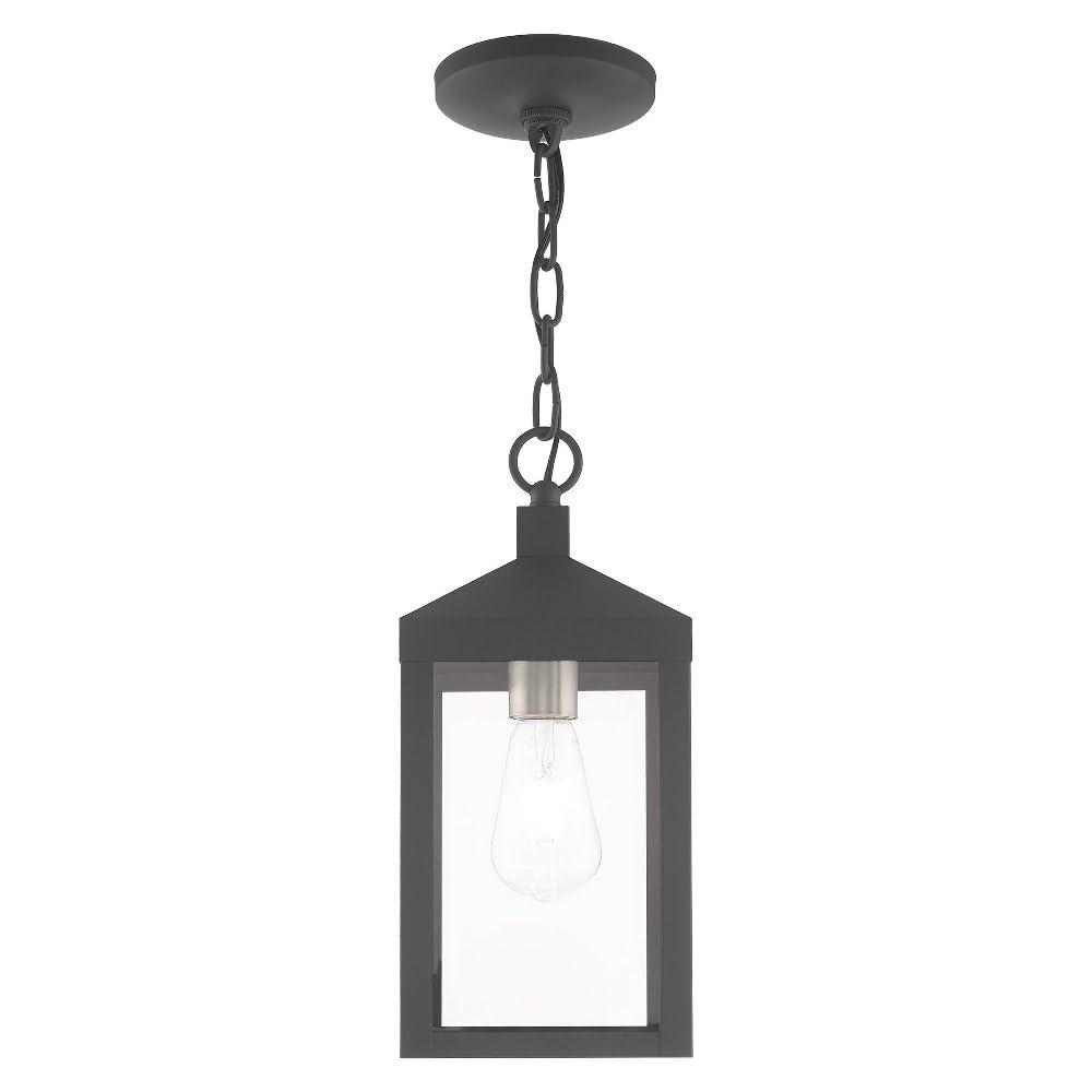 Livex Lighting Nyack 1 - Light Pendant in  Brushed Nickel