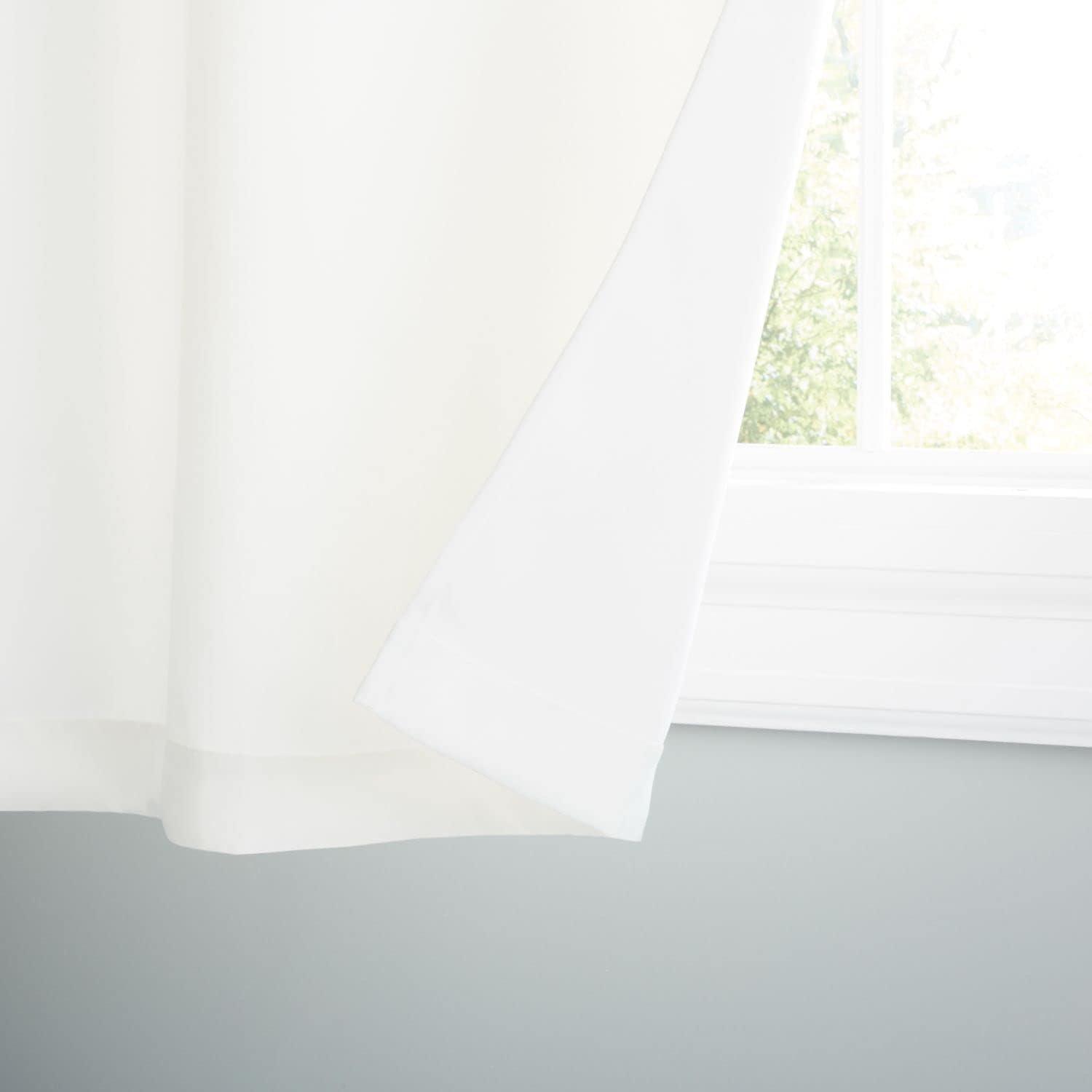 Sateen Room Darkening Curtain Pair