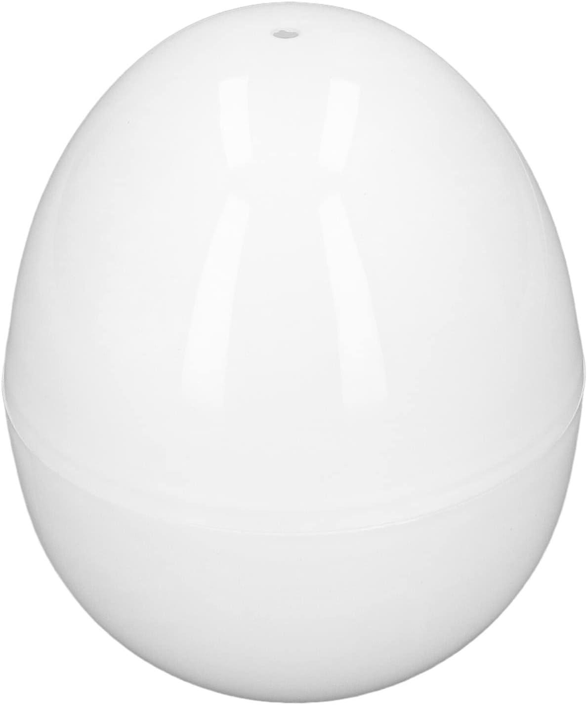 EggFecto Microwave Egg Cooker for Hard Boiled Eggs - 4 Rapid Microwave Hard Boiled Egg Cooker with Strong PP Exterior and Aluminum Tray