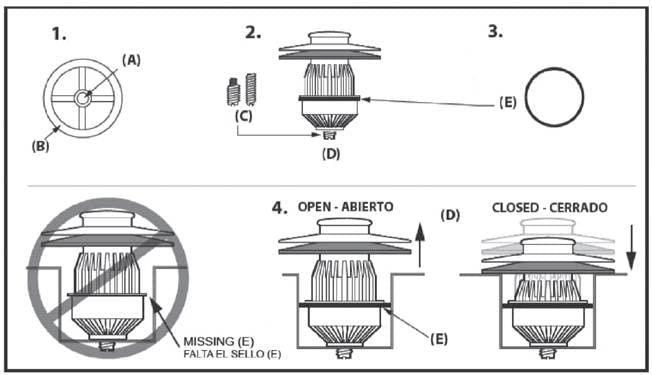 Chrome Foot Actuated Bathtub Drain Stopper with Fittings