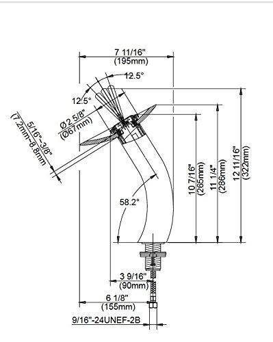 Waterfall Single Hole Single Handle Bathroom Faucet with Drain Assembly