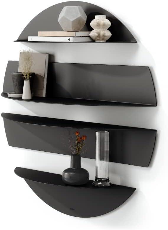 Umbra 4 Piece Circle Metal Floating Shelf