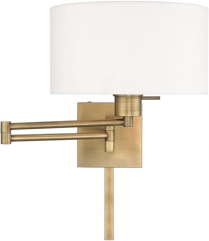 Livex Lighting 1 - Light Wall Light in  Antique Brass