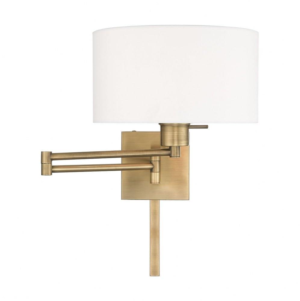 Livex Lighting 1 - Light Wall Light in  Antique Brass