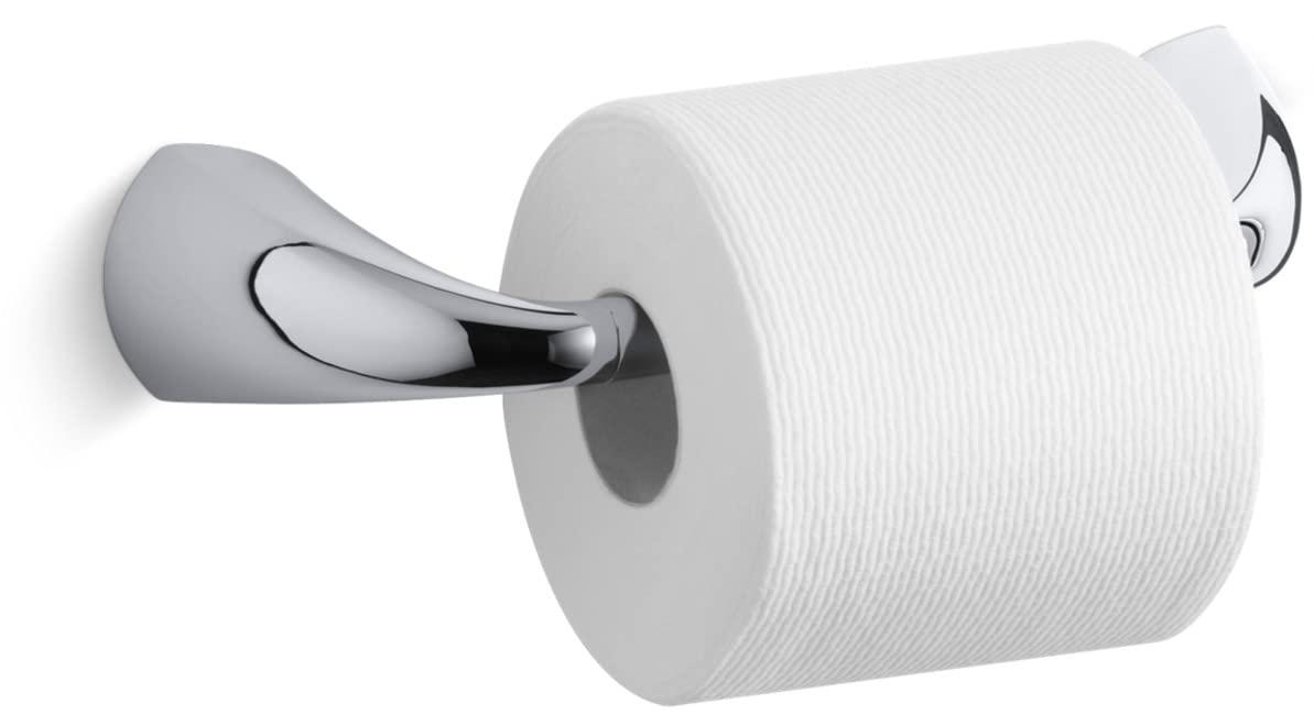 Alteo® Pivoting Toilet Paper Holder, Wall-Mount Bathroom Toilet Paper Holder