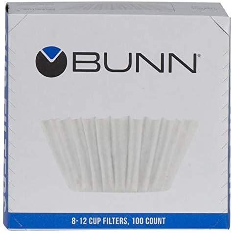 White Paper Coffee Filters for 8-12 Cup Brewers