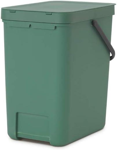 Brabantia Sort & Go Plastic Recycling Bin, 6.6 Gallon
