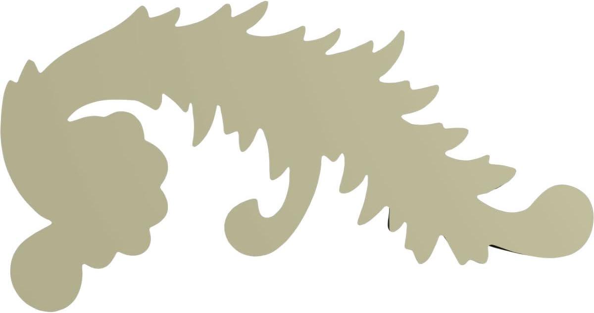 Ekena Millwork 7 7/8"W x 4 1/8"H x 3/4"P Medway Scroll Onlay, Right