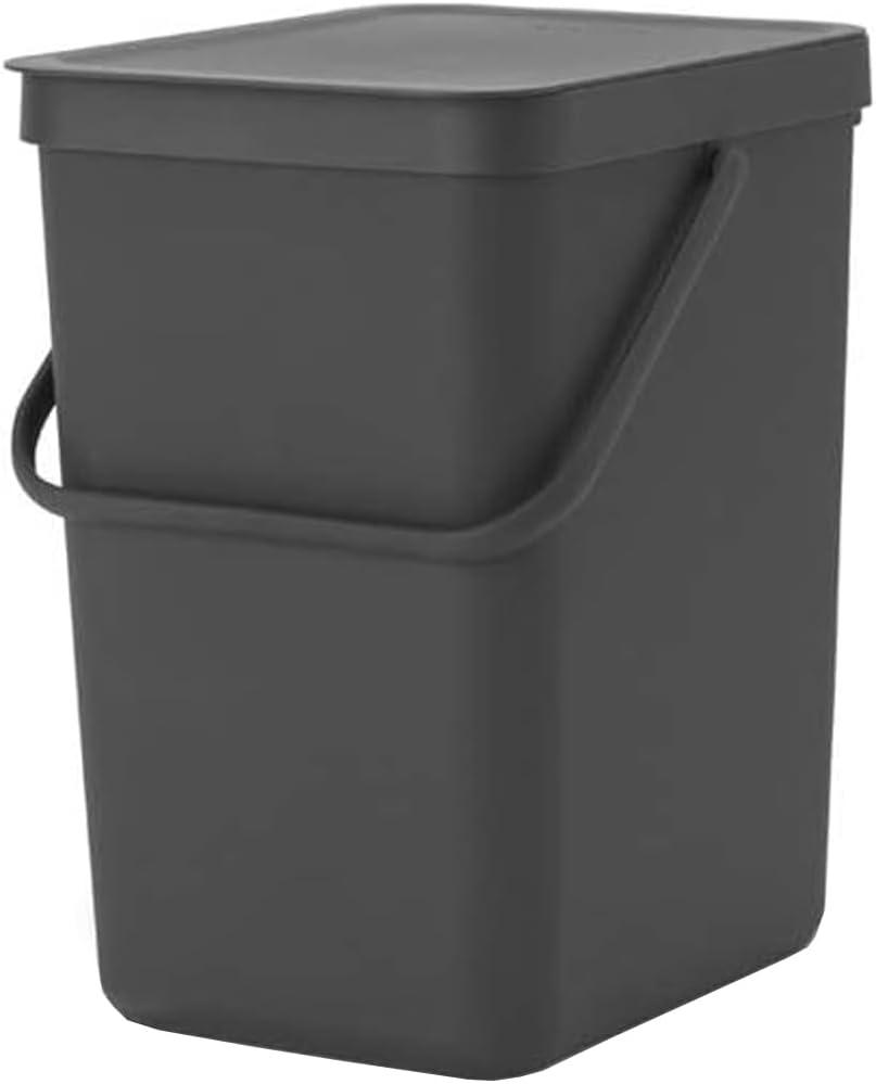 Brabantia Sort & Go Plastic Recycling Bin, 6.6 Gallon