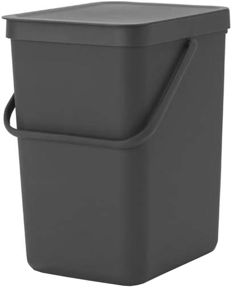 Brabantia Sort & Go Plastic Recycling Bin, 6.6 Gallon