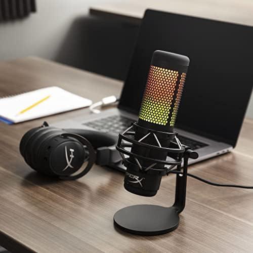 HyperX QuadCast S RGB USB Condenser Microphone - Black