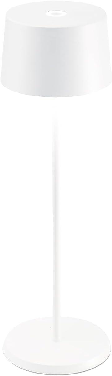 White Cordless Touch LED Outdoor Table Lamp