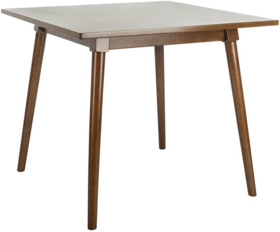 Simone Square Dining Table - DTB9200A - Walnut - Safavieh