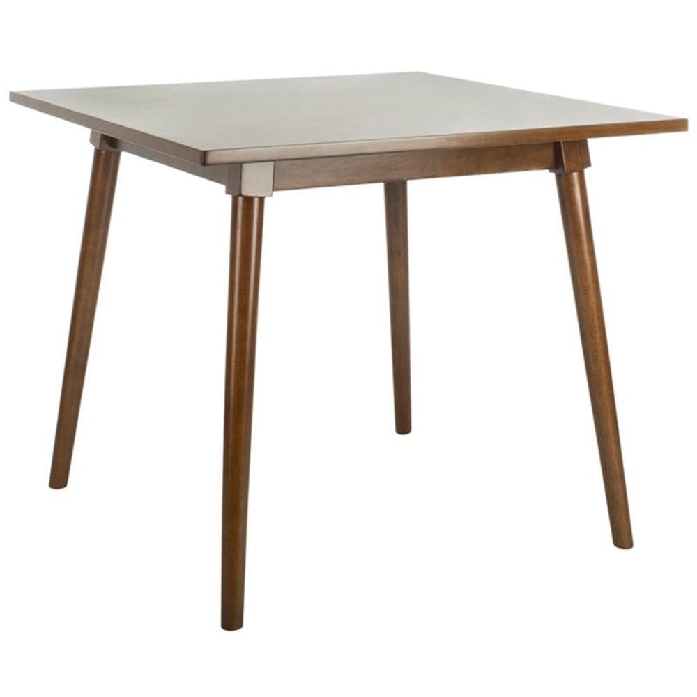 Simone Square Dining Table - DTB9200A - Walnut - Safavieh