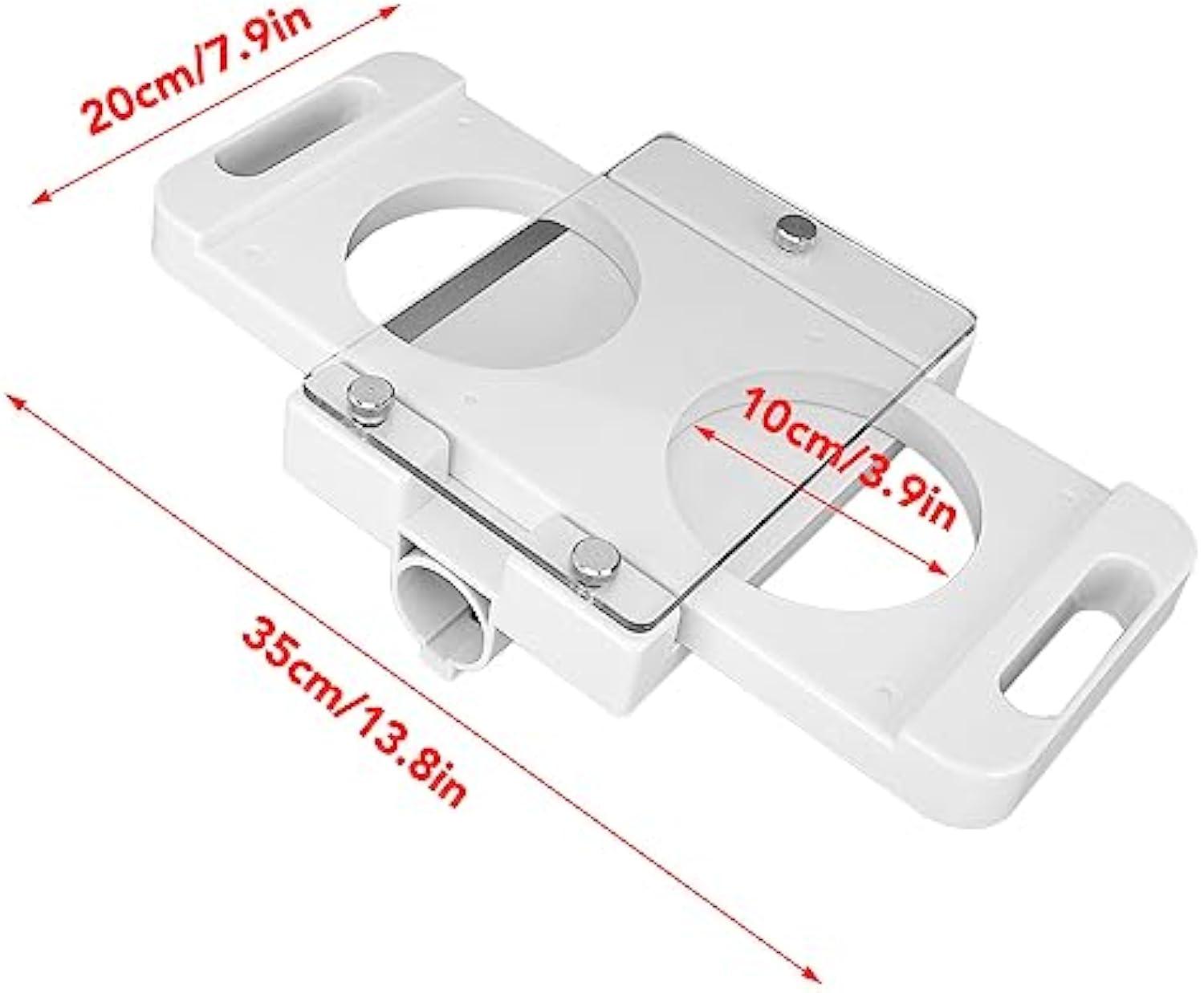 White Non-Stick Plastic Hamburger Press Patty Maker