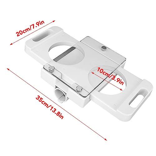 White Non-Stick Plastic Hamburger Press Patty Maker