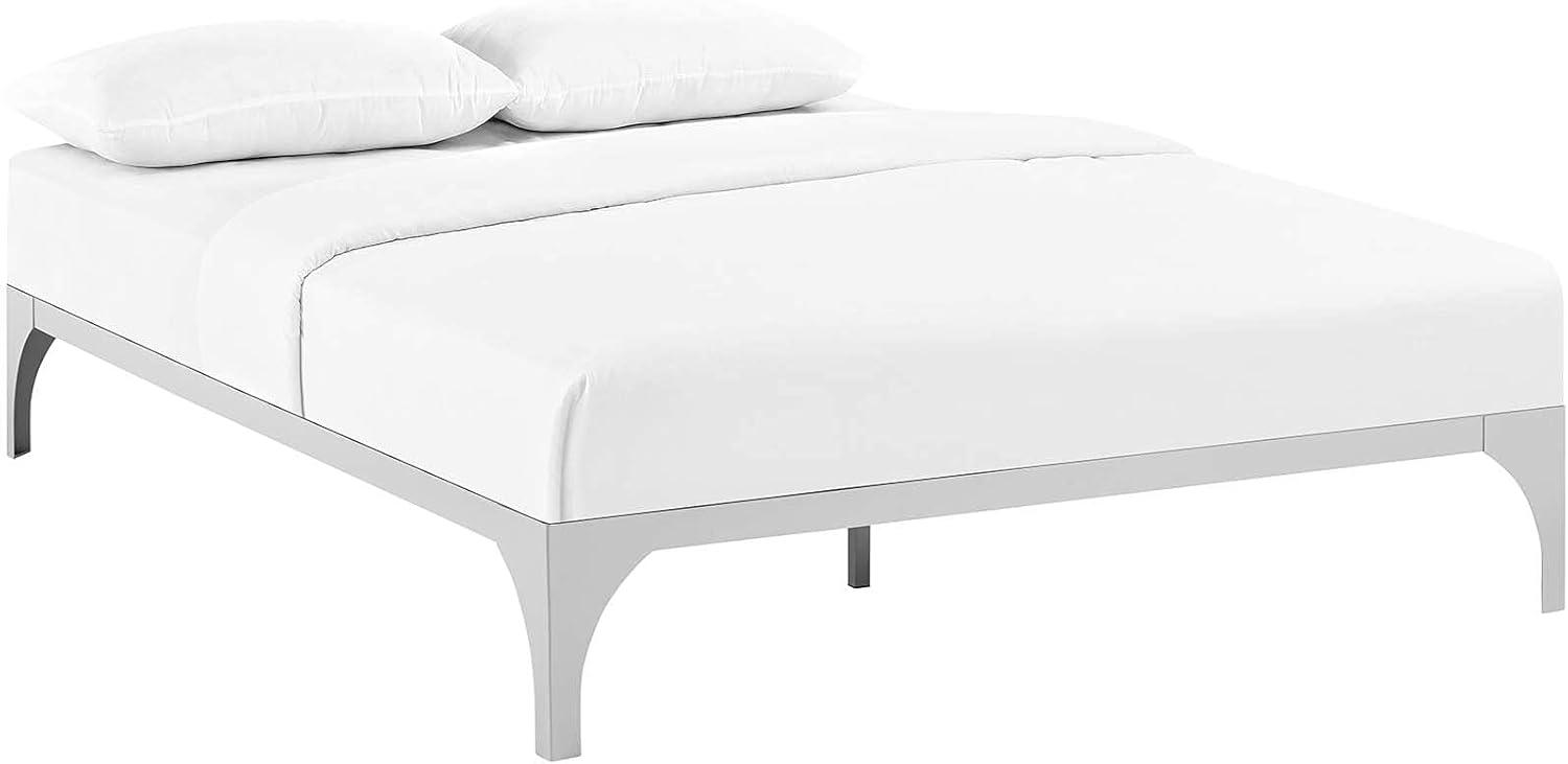 Modway Ollie King Bed Frame in Silver