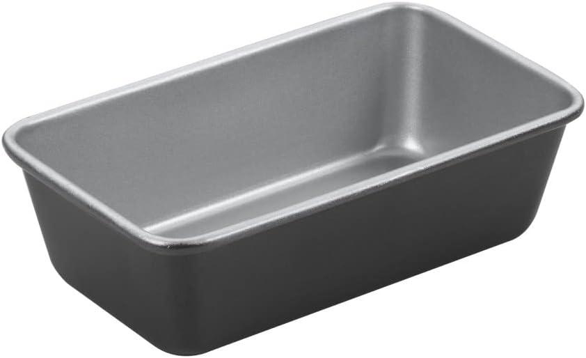 Silver Aluminum Non-Stick Loaf Pan with Lid