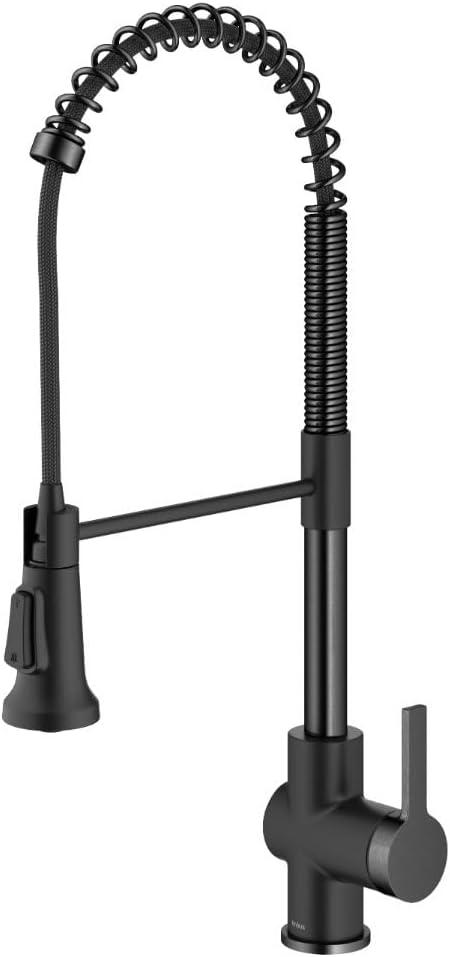 KRAUS Britt Commercial Style Single Handle Pull Down Kitchen Faucet