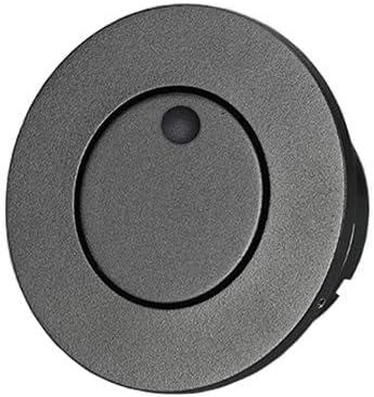 Modern Wall Sconce Light Fixture,Recessed Wall Lamp,Bedside Reading Lamp,Path/Step Light,Gimbal Hidden On/Off Switch,Circle Aluminum,LED 3W Warm White 3000k,Adjustable&Rotatable Black