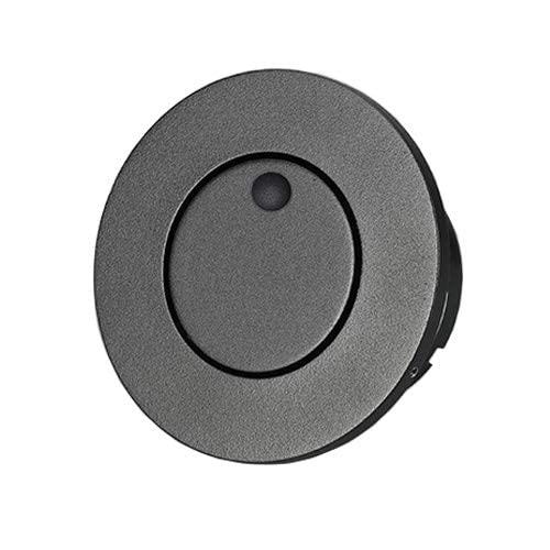 Modern Wall Sconce Light Fixture,Recessed Wall Lamp,Bedside Reading Lamp,Path/Step Light,Gimbal Hidden On/Off Switch,Circle Aluminum,LED 3W Warm White 3000k,Adjustable&Rotatable Black