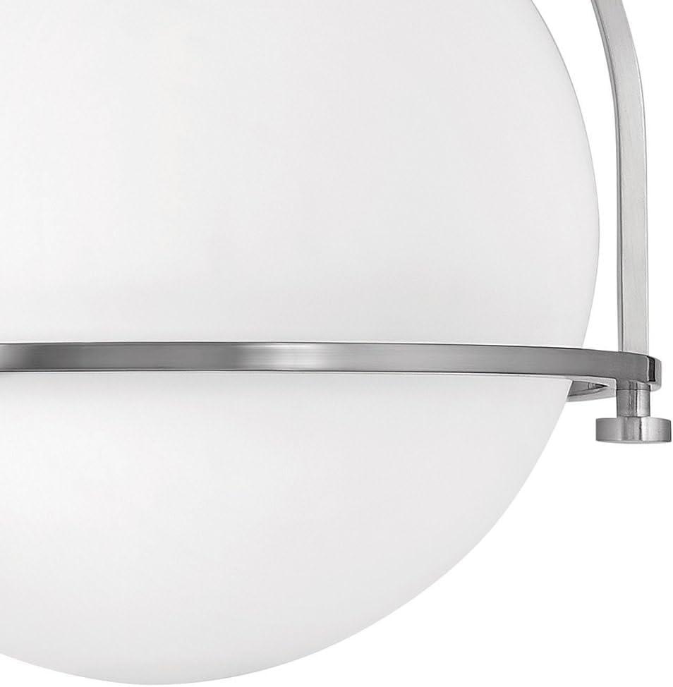 McCormick Hand Blown Glass Semi Flush Mount