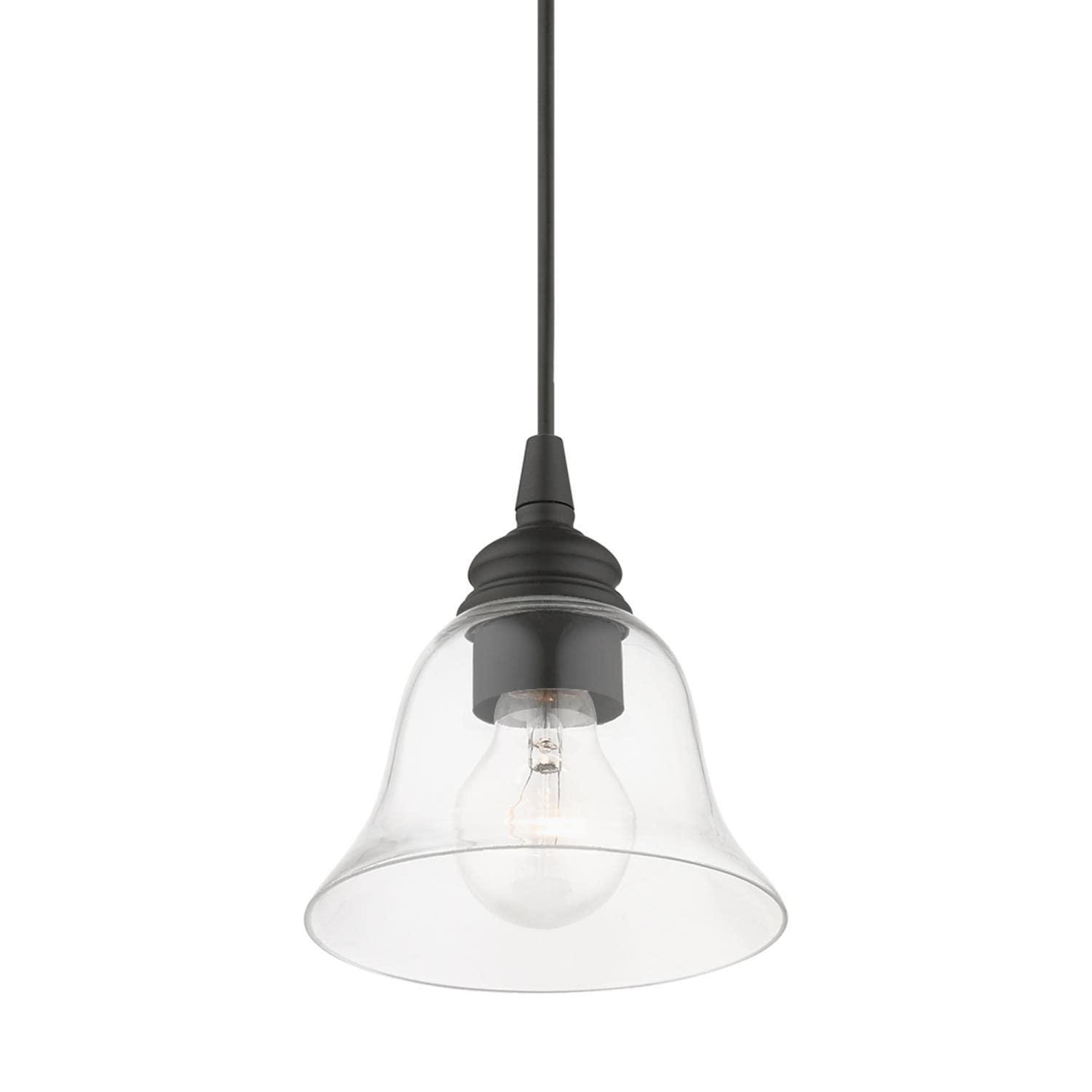 Livex Lighting Moreland 1 - Light Pendant in Black