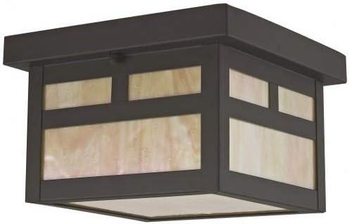 Livex Lighting Montclair Mission 1 - Light Flush Mount in  Bronze