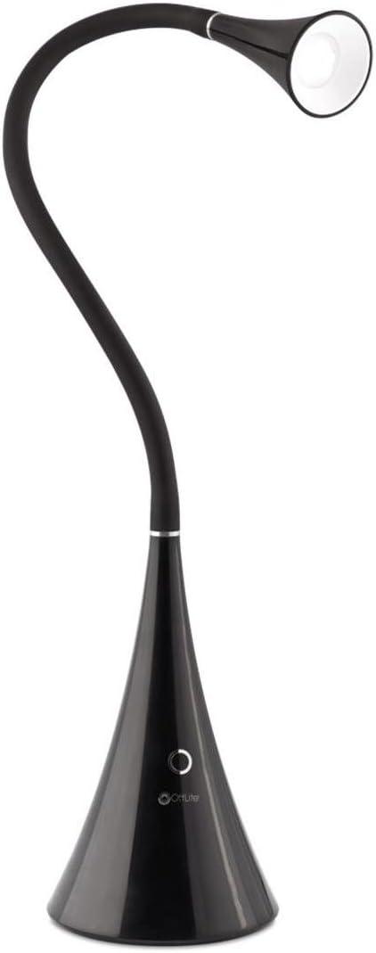 ArcFlex 28" Adjustable Black LED Desk Lamp with Touch Control