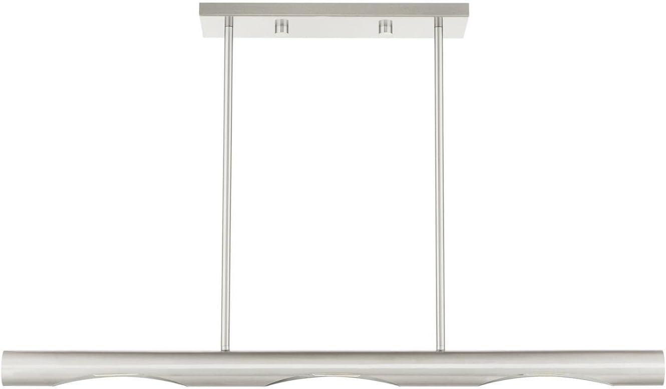 Livex Lighting Acra 3 - Light Chandelier in  Brushed Nickel