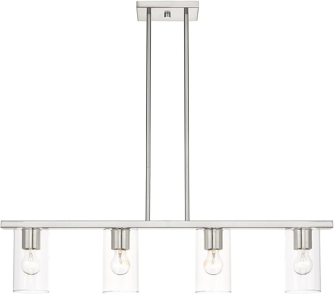 Livex Lighting Zurich 4 - Light Chandelier in  Brushed Nickel